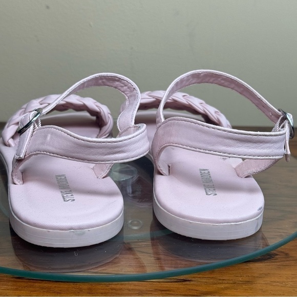 STEVE MADDEN Kids' Karina Braided Sandal In Pink - Picture 9 of 15